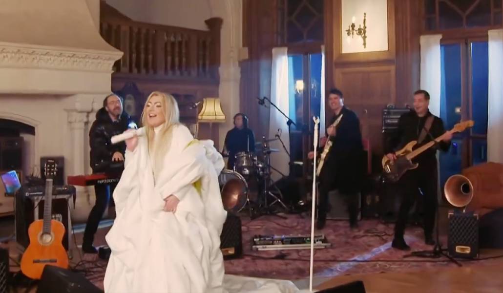 La Oreja de Van Gogh durante su actuación en Nochevieja. Foto: RTVE.