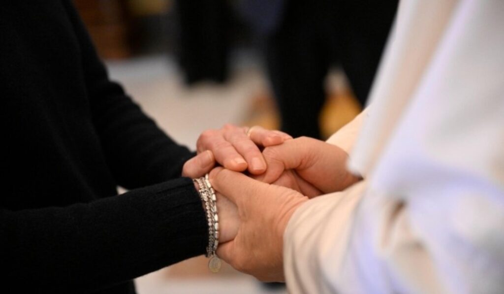 La cita ha estado llena de gestos de cariño. Foto: Vatican Media.