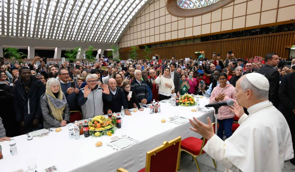 El Papa León XIV en noviembre durante el Jubileo de los Pobres. Foto: CNS.