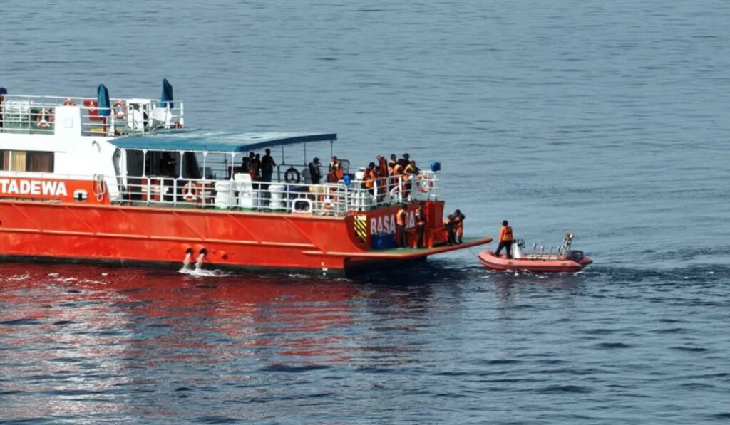 Labores de rescate en Indonesia estos días. Foto: EFE.