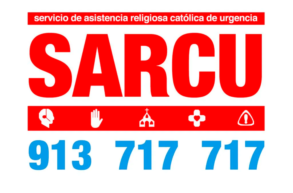 Imagen con el teléfono del SARCU. 913 717 717