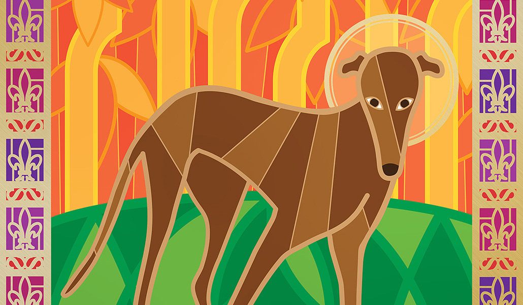 San Guinefort, un galgo legendario que fue venerado popularmente como santo en Francia