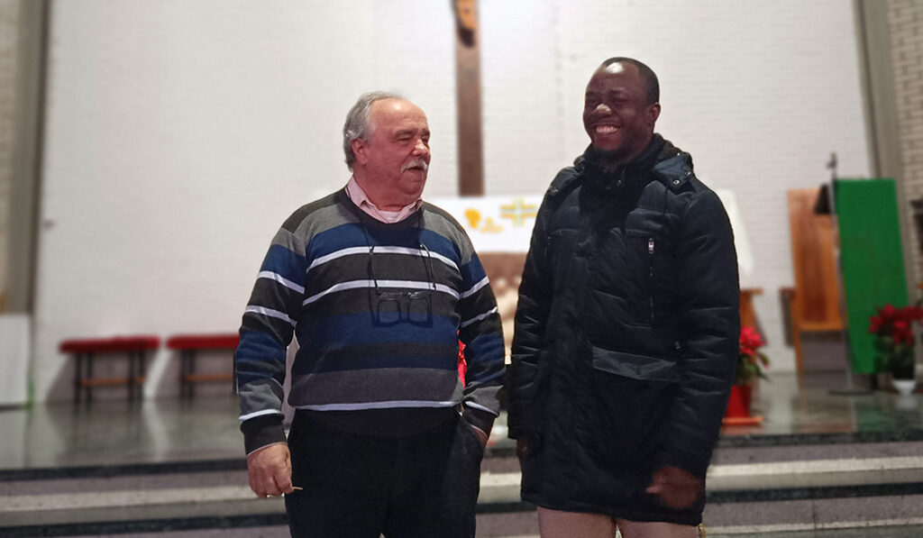 Pasero es párroco 'in solidum' junto al nigeriano John Amuda.