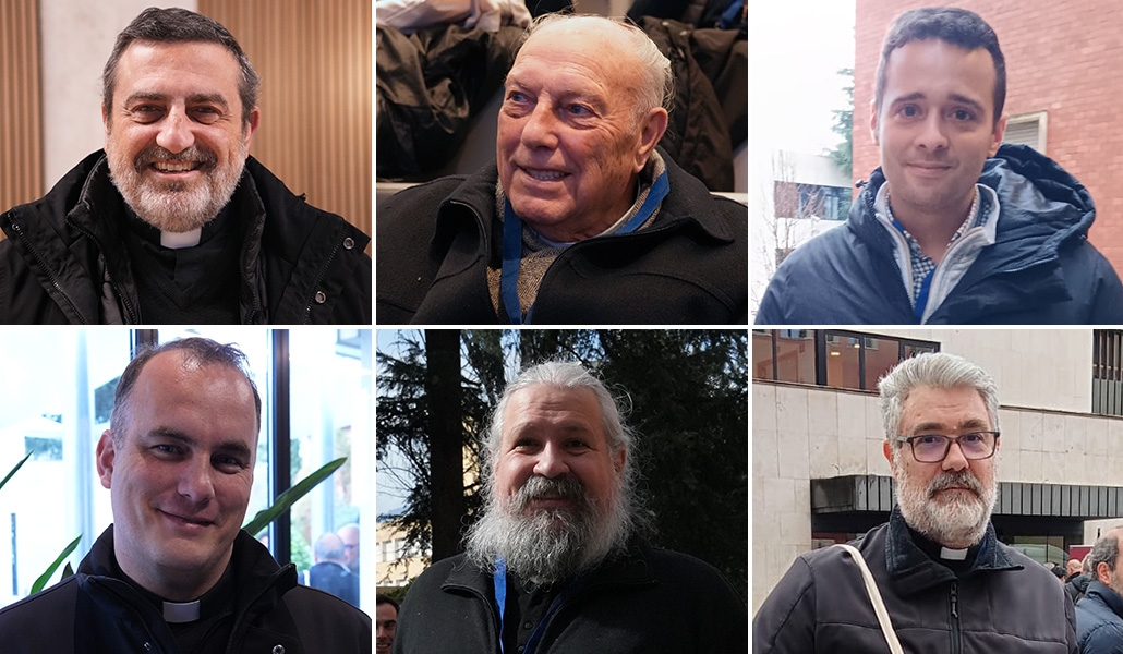 Michele Taba, Eduardo López y Francisco Romero. Debajo: Diego Guerrero, Miguel de la Lastra y Ignacio Sánchez.