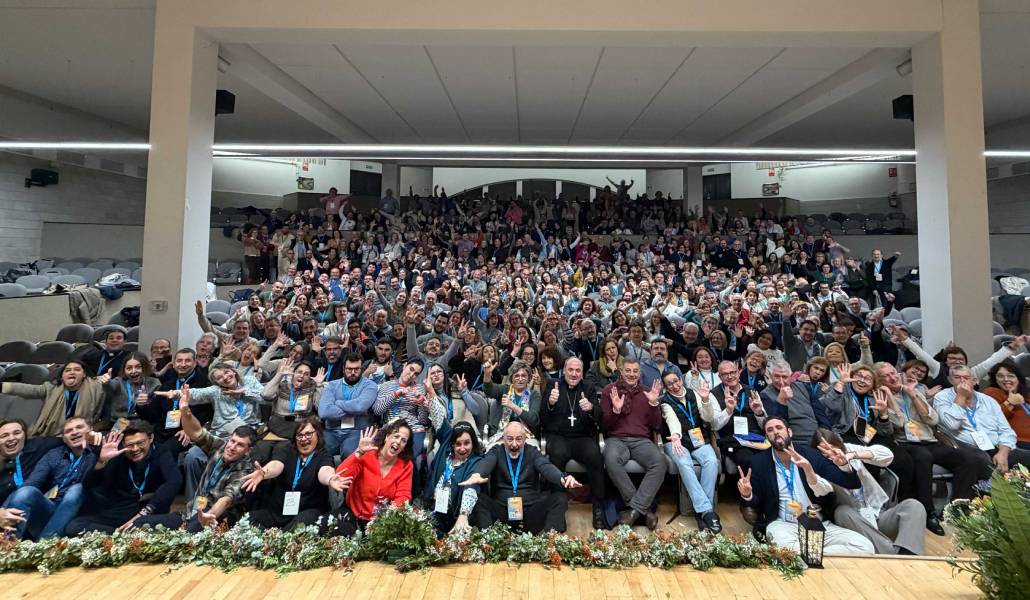 Foto de familia tras el encuentro de responsables. Foto: Cursillos de Cristiandad.