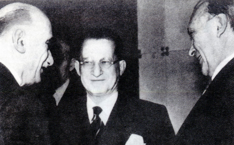 Los fundadores (Schuman, De Gasperi, Adenauer). Foto: Alfa y Omega.