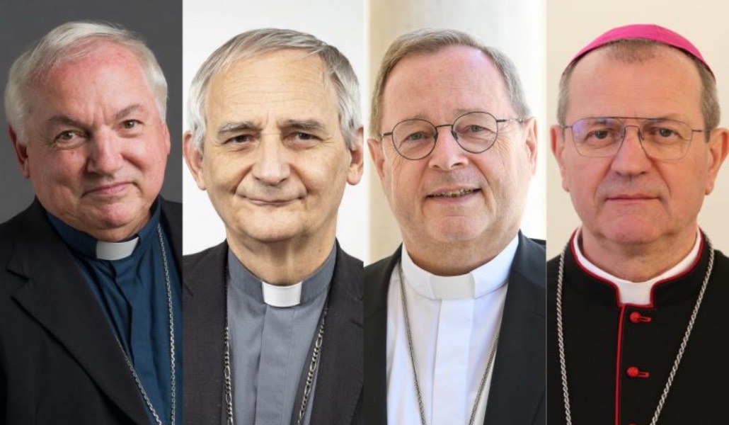 De Moulins-Beaufort, Zuppi, Bätzing y Wojda. Foto: CEI.