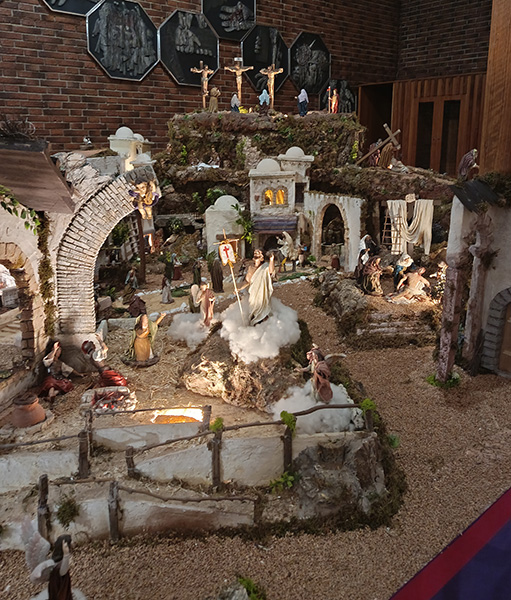 San Ricardo expone estos días una Pasión en figuras para contemplar y rezar.