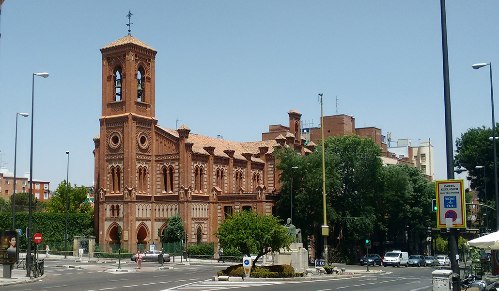 La parroquia de Santa Cristina.