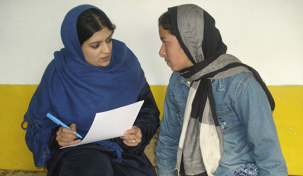 Yaftali ha trabajado sobre el terreno durante años para mejorar las condiciones de vida de las muchachas de Afganistán.