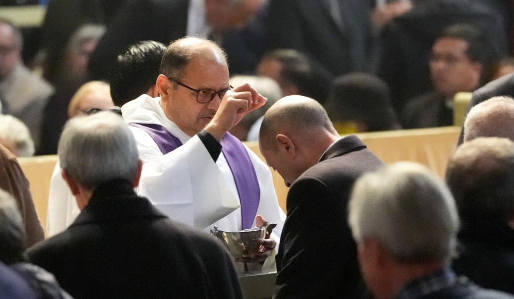 Miércoles de Ceniza de 2025 en Santa Sabina, Roma. Foto: CNS / Lola Gómez.