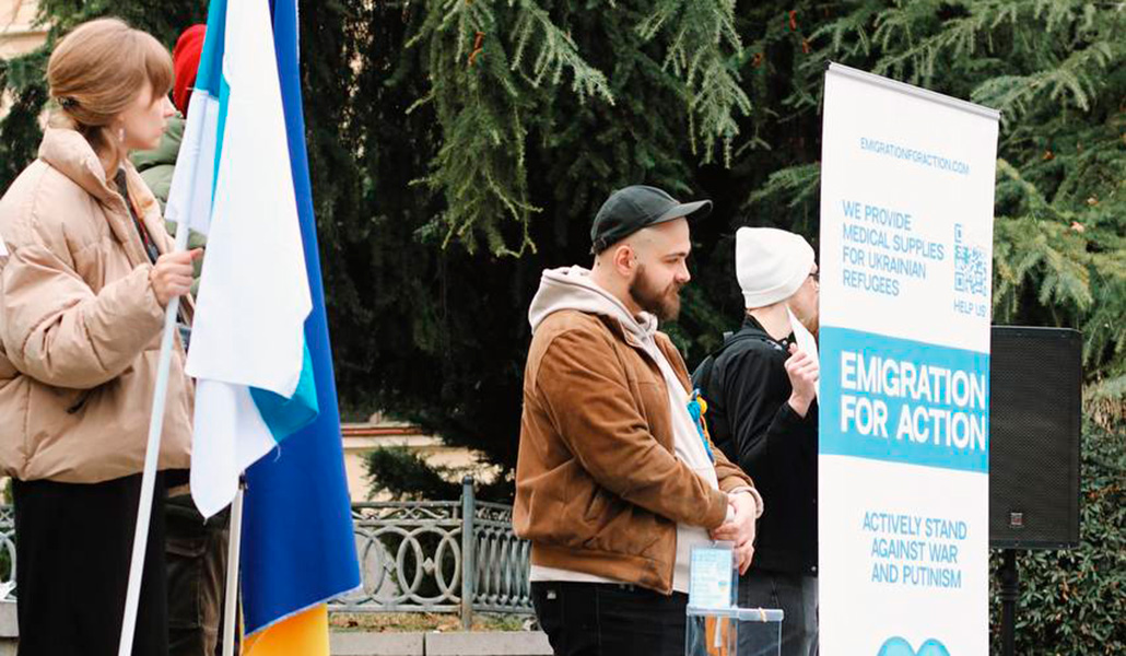 Un acto de Emigration for Action en Georgia.