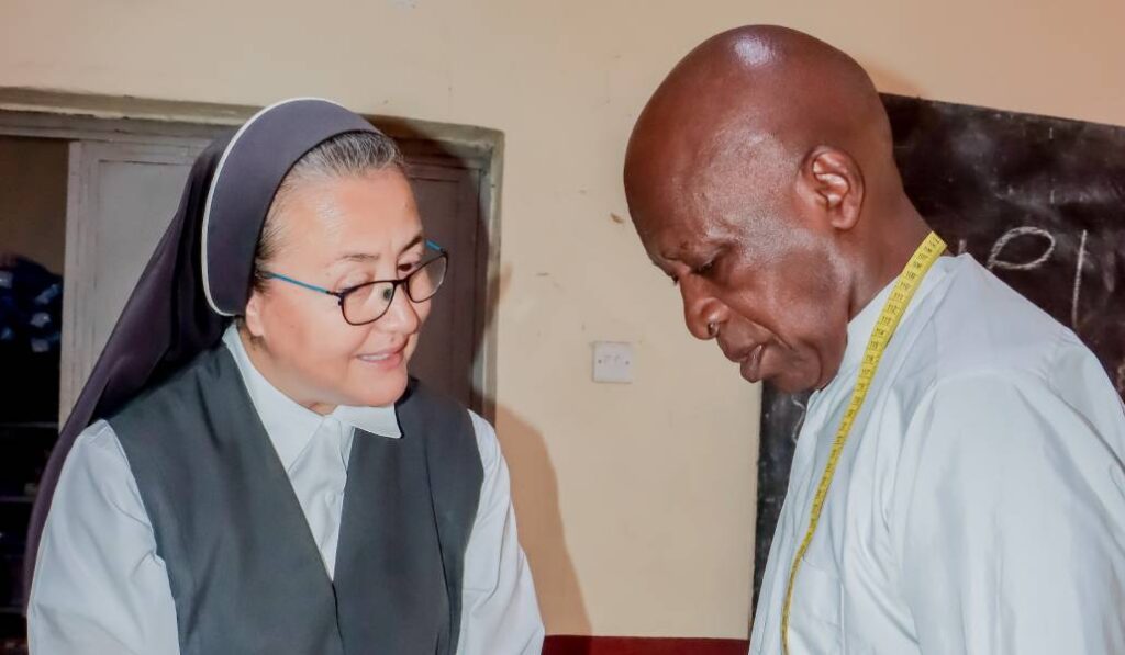 Ramos ha viajado desde Sierra Leona para presentar la campaña de Manos Unidas en España. Foto: Manos Unidas.