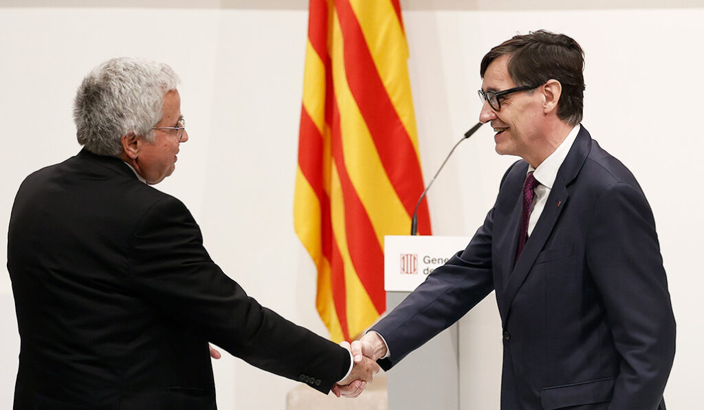 Illa y Planellas, tras el acuerdo.