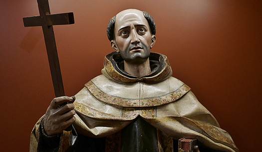 San Juan de la Cruz (detalle), Antonio de Paz. Convento de los Padres Carmelitas Descalzos, Alba de Tormes.