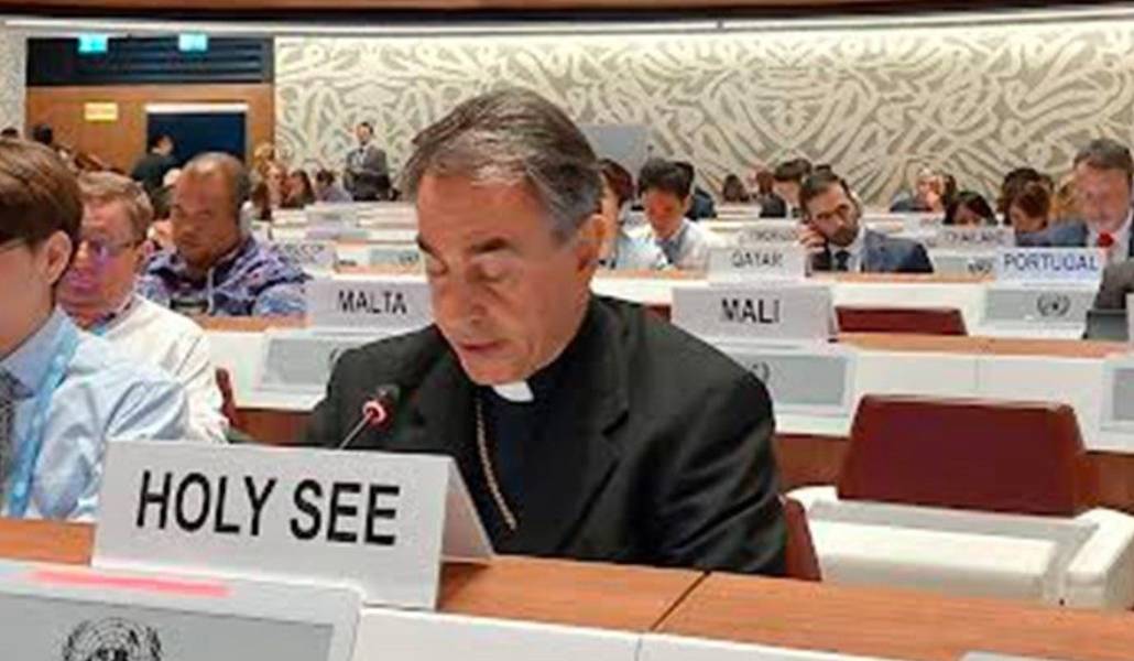 Ettore Balestrero, observador permanente de la Santa Sede ante Naciones Unidas. Foto: Vatican News.