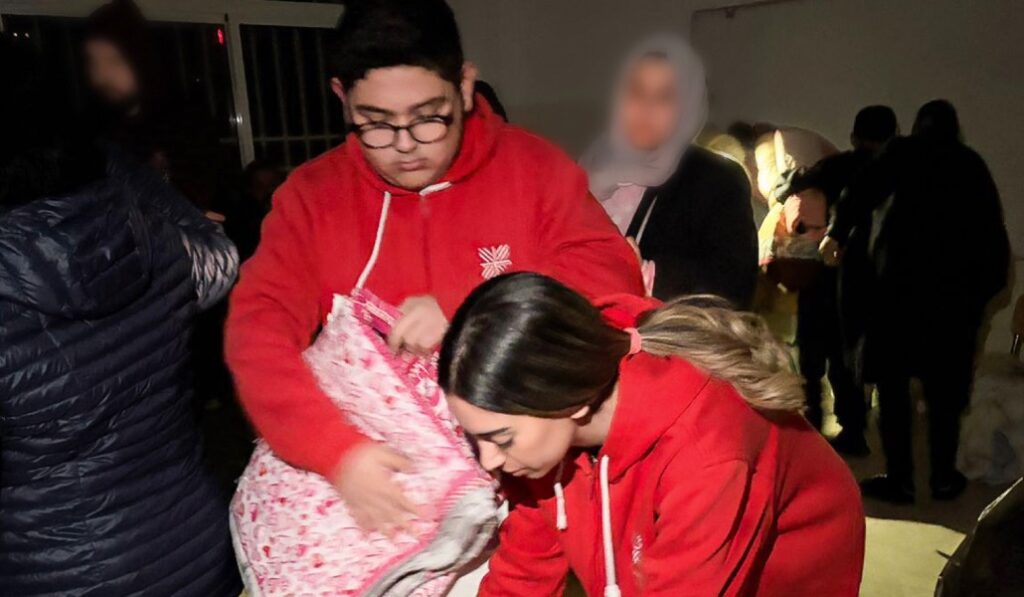 Cáritas atiende a los desplazados. Foto: Cáritas. 