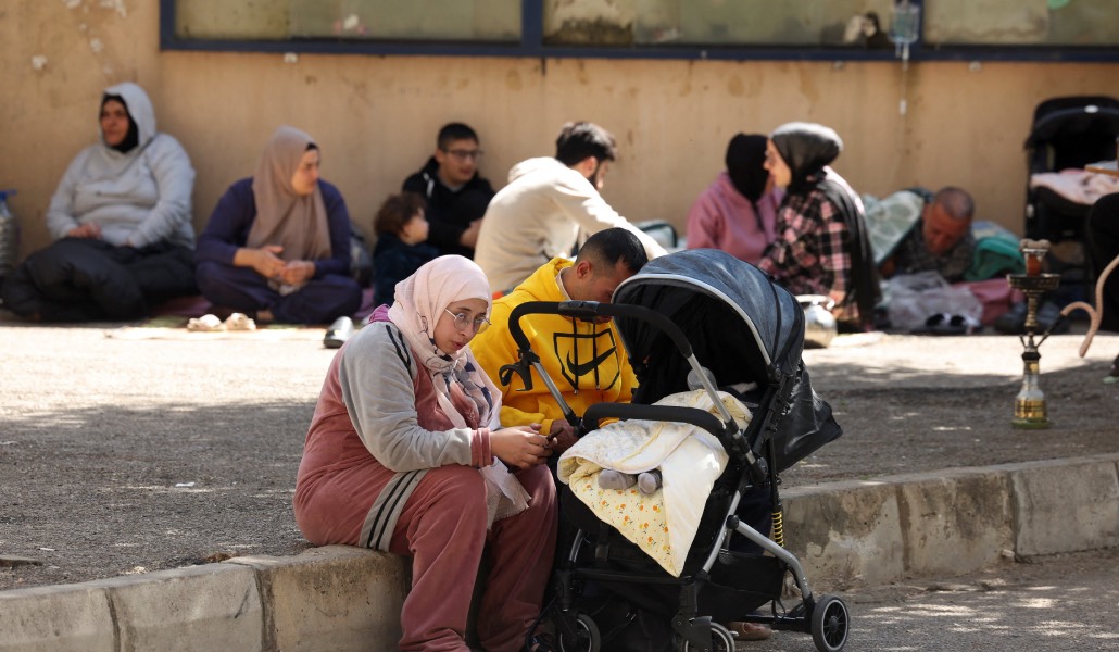 Desplazados en el Líbano. Foto: CNS / Reuters / Aziz Taher.