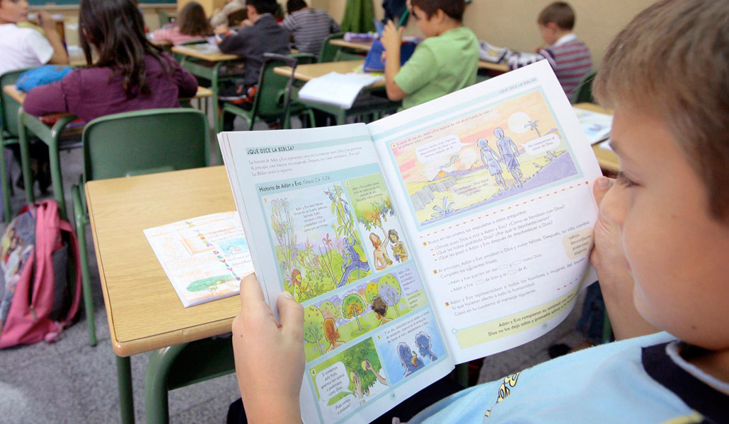 Foto de recurso de una clase de Religión.