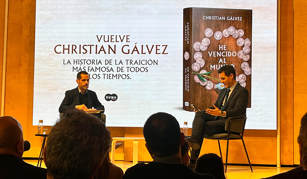 Un momento de la presentación del libro de Gálvez en Madrid.