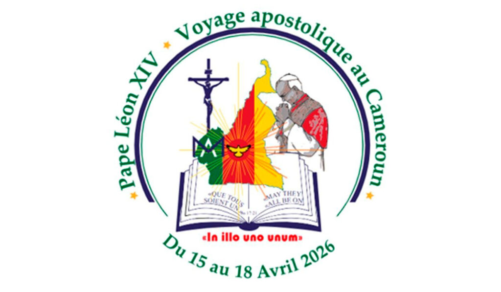 El logo del viaje apostólico a Camerún.