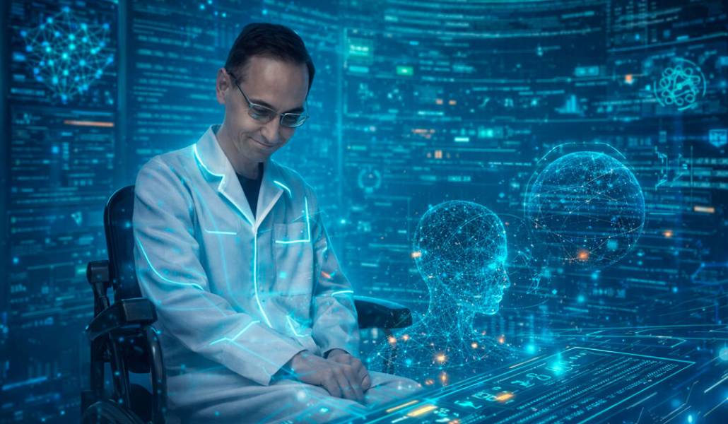 Recreación de una foto de Lolo gracias a la inteligencia artificial. Foto: Amigos de Lolo.