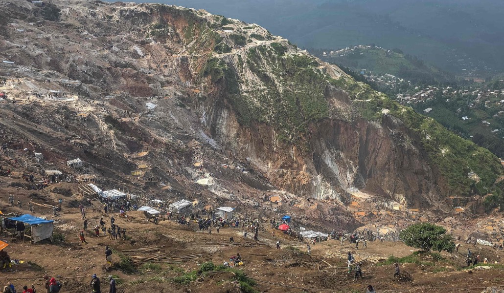 Foto de archivo de las minas de Rubaya. Foto: CFP.