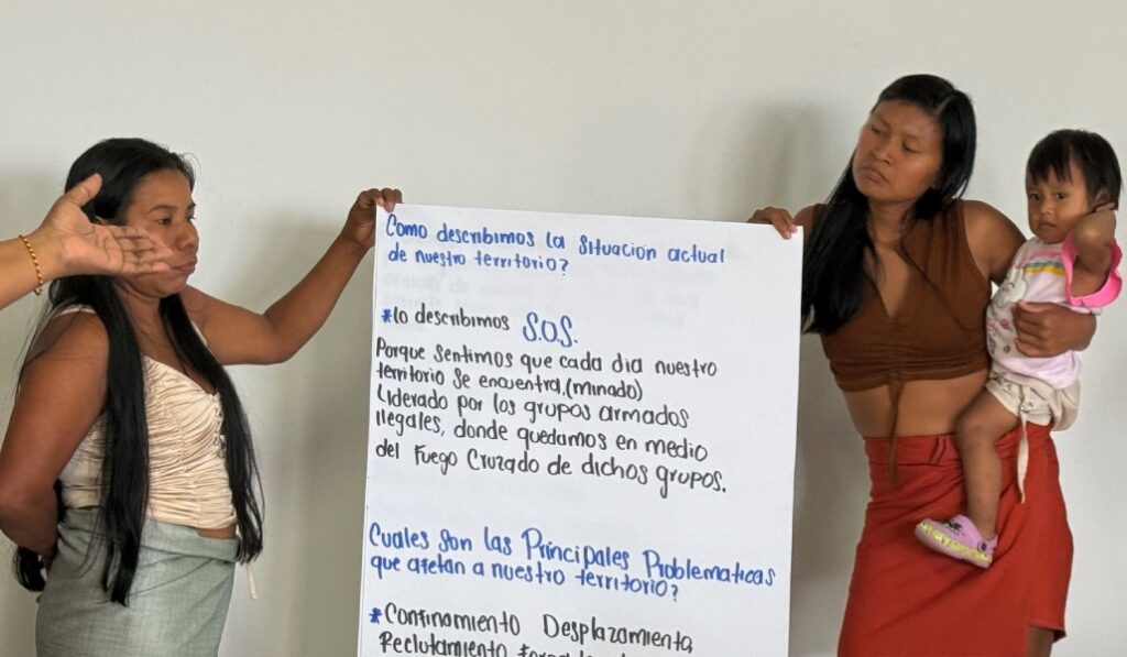 Mujeres indígenas formadas con ayuda de Manos Unidas. Foto: Matts Olsson. 