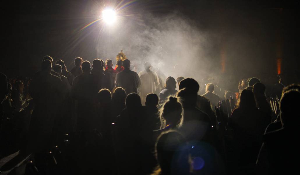 Adoración eucarística en Oregón, Estados Unidos. Foto: CNS.