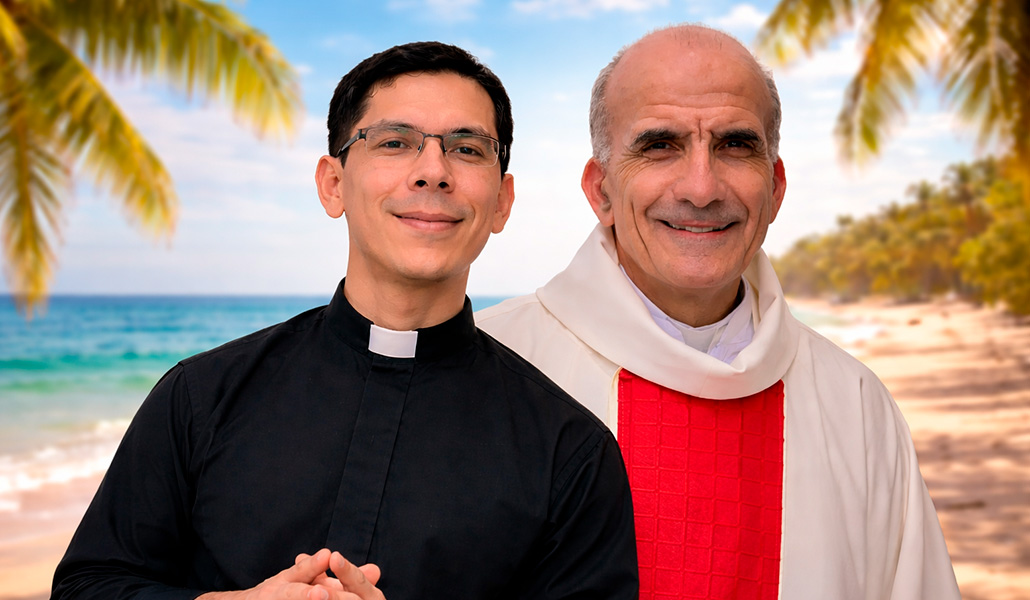 Fotomontaje con Pedro Anzoátegui y Alfonso Avilés.