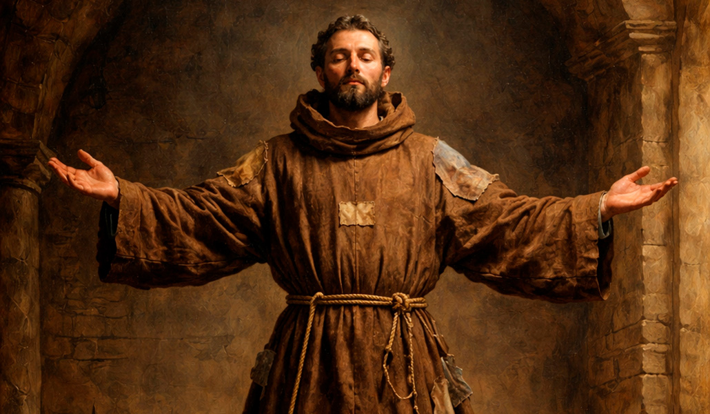 Imagen generada por IA de san Juan José de la Cruz