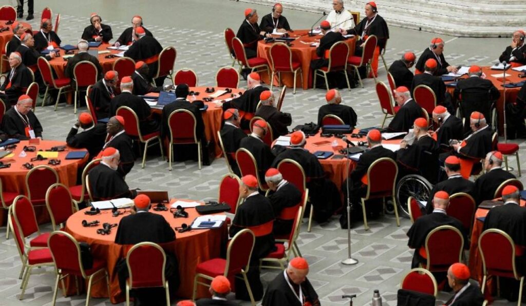 Un momento del último Sínodo de los Obispos. Foto: Vatican News.