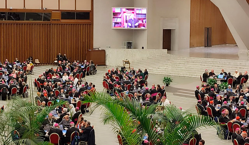 Intervención del cardenal Cobo durante el Sínodo, el 2 de octubre de 2024.