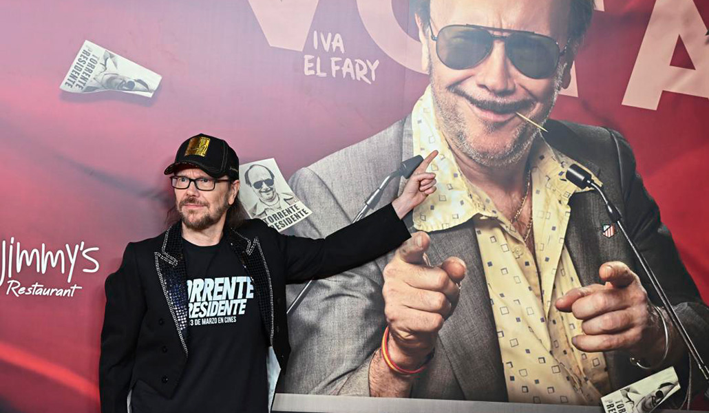 Santiago Segura durante el estreno de la cinta. Dentro de su particular campaña, no se difundió material a la prensa.