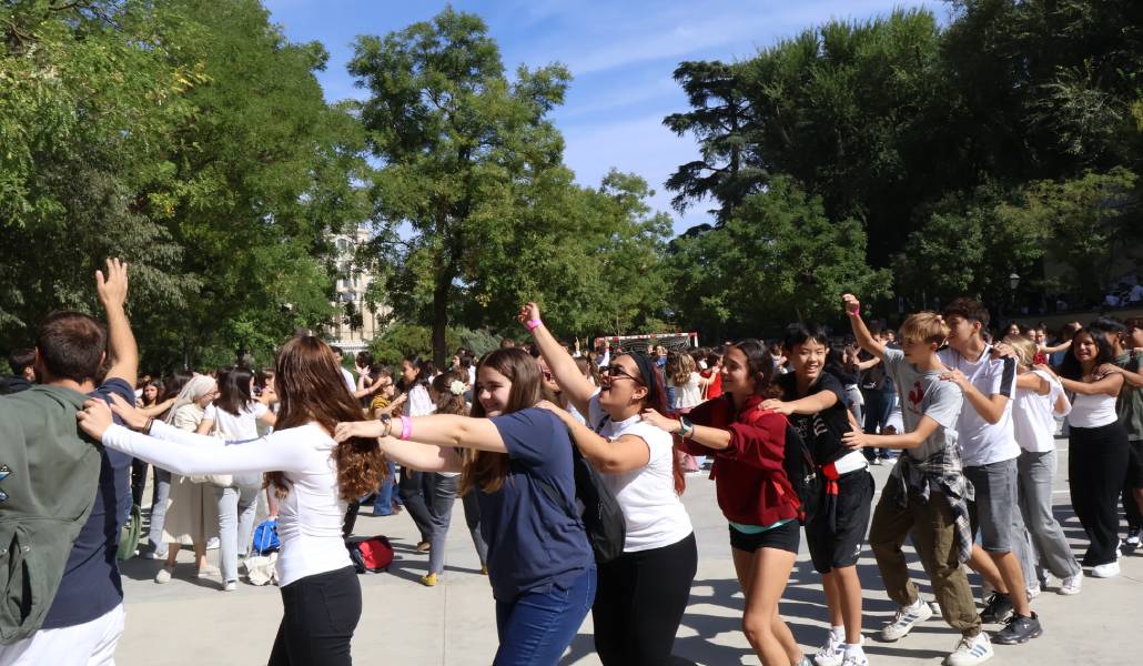 Jóvenes madrileños durante el WOW Fest. Foto: Archimadrid.