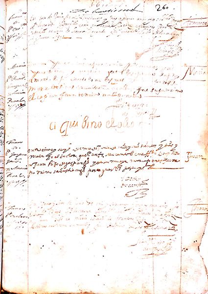 Hoja del libro de bautismos de El Salvador en la que aparece Juan González Vázquez (tercera entrada).