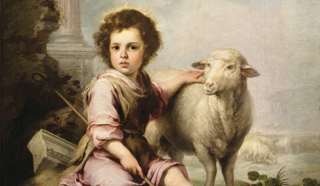 'El Buen Pastor'. Bartolomé Esteban Murillo. Museo Nacional del Prado, de Madrid.