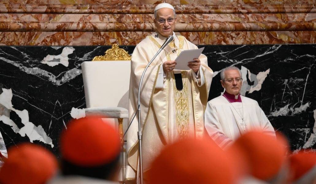 El Papa en el último consistorio. Foto: CNS.