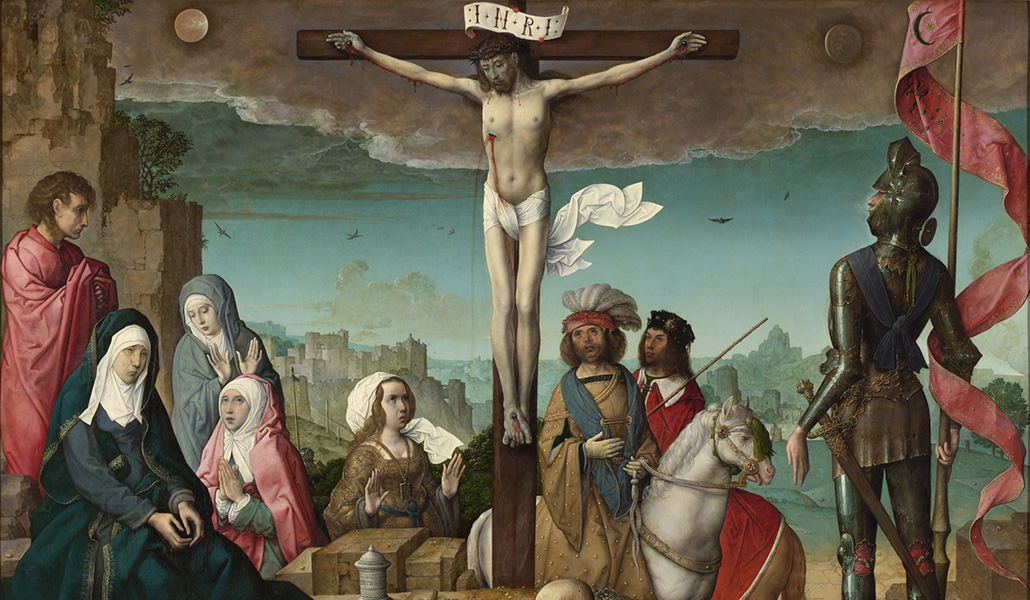 'La crucifixión' (1509-1519). Juan de Flandes.