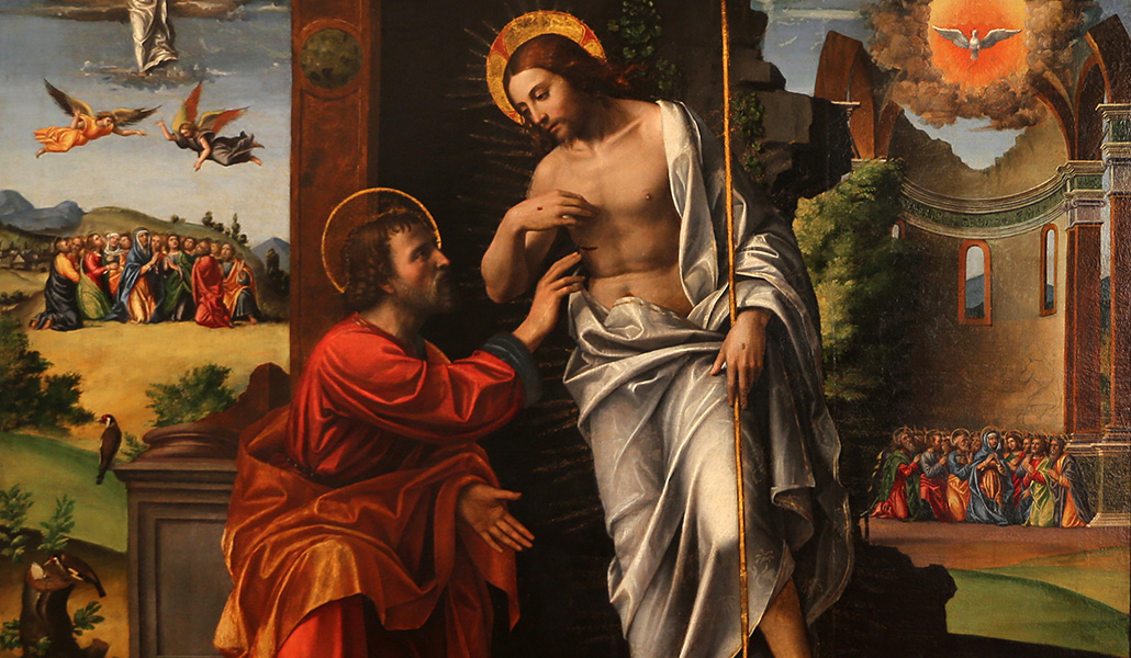 'La incredulidad de santo Tomás'. Paolo Morando. Museo de Castelvecchio (Italia)