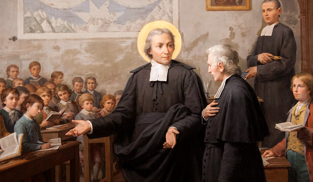 Cuadro del santo pintado por Cesare Mariani en 1888 para su beatificación. Ahora está en el Vaticano.