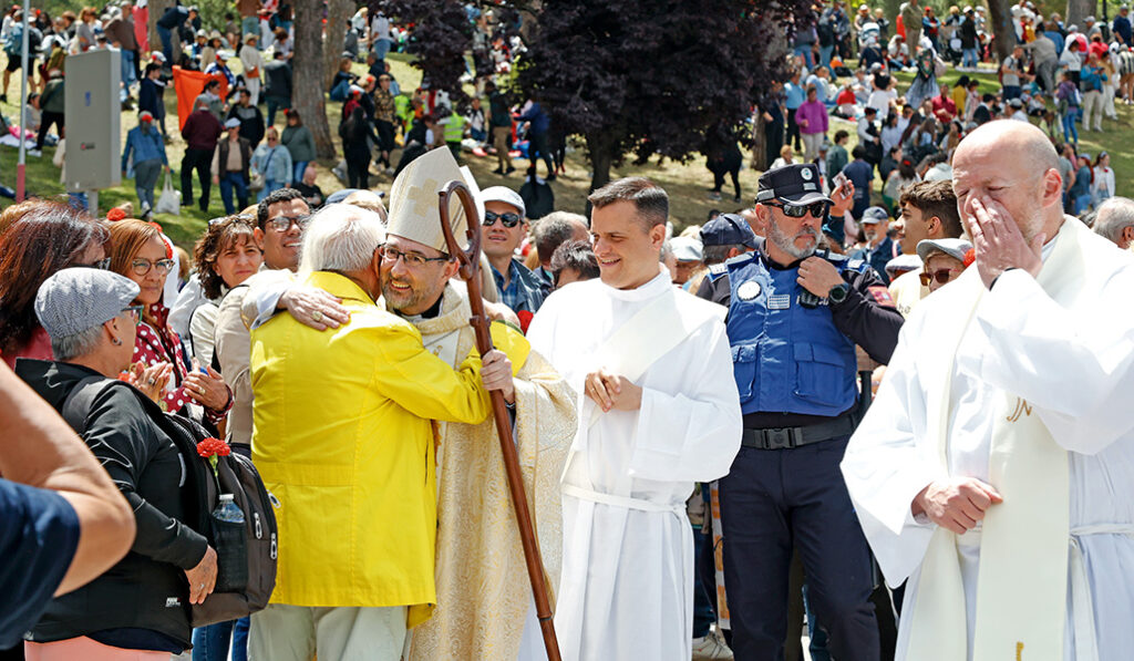 Misa en la Pradera de San Isidro el 15 de mayo de 2024.