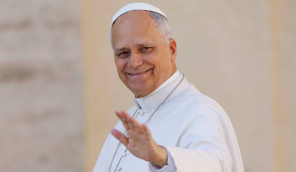 El Papa León XIV durante su última audiencia general. Foto: CNS.