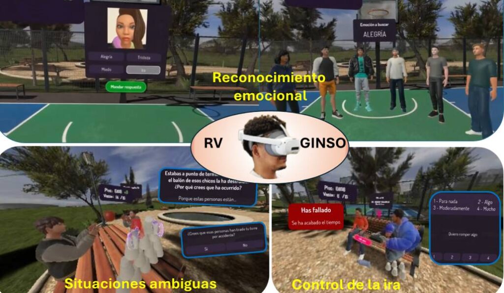 Aspecto de la realidad virtual diseñada por el instituto. Foto: Román Darío Moreno.