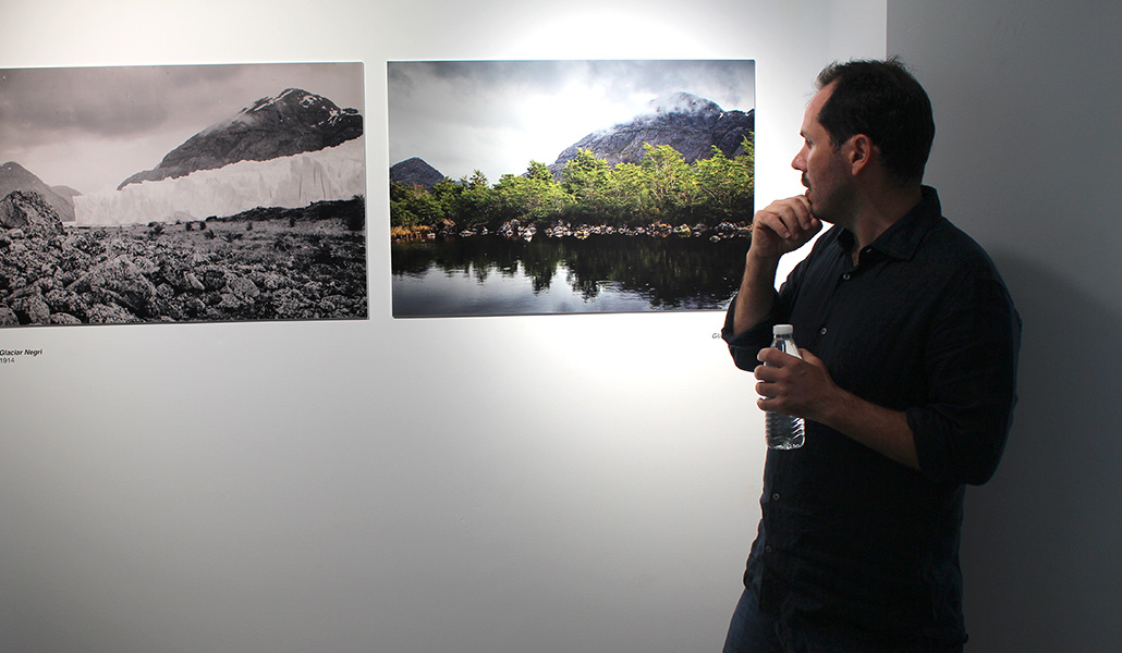 Pourailly muestra la evolución del glaciar Negri.