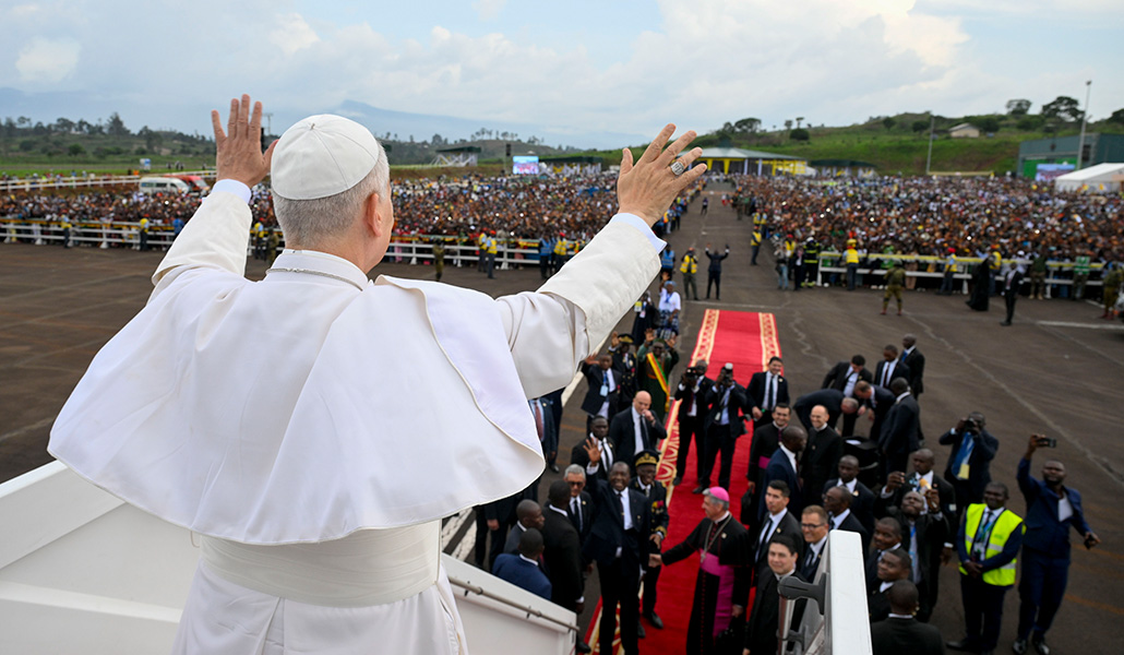 El Papa se despide de Bamenda (Camerún) el 16 de abril.