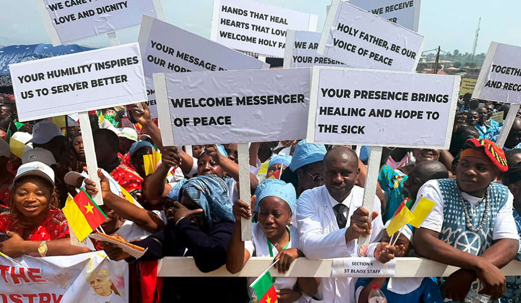 Para los habitantes de Bamenda el Papa ha sido portador de paz.