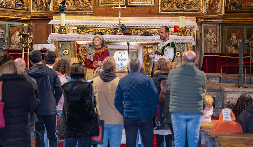 No solo se cuenta la historia de la basílica, sino también la de la salvación.