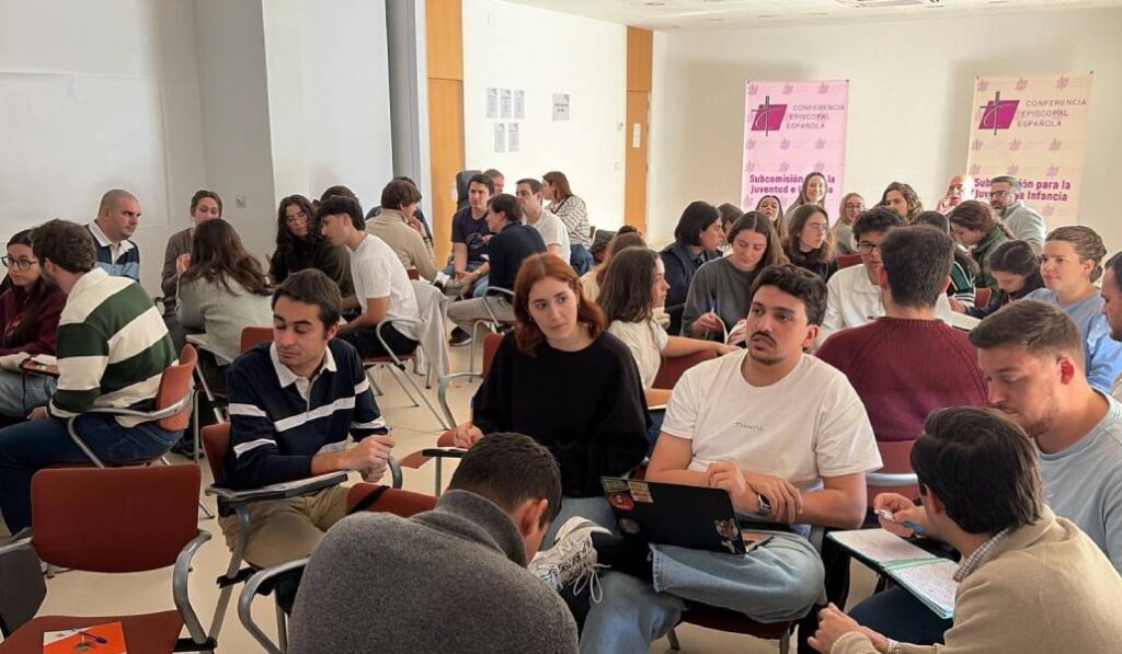 Los jóvenes participaron  en la asamblea «Los 40», celebrada en Valladolid en febrero. Foto: Diócesis de Santander.