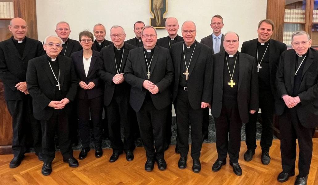 Última reunión entre el Vaticano y los obispos alemanes, en noviembre pasado. Foto: Conferencia Episcopal Alemana.
